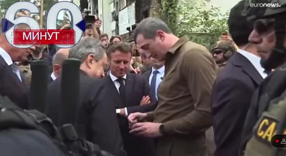 Макрона, Шольца и Драги отправили по известным экскурсионным маршрутам в Ирпень