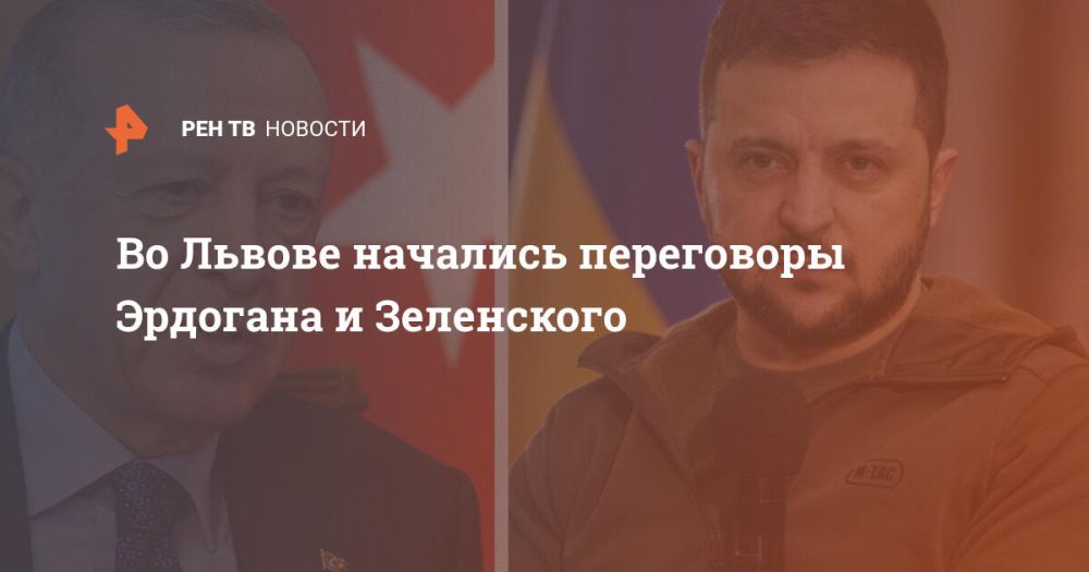 Во Львове начались переговоры Эрдогана и Зеленского
