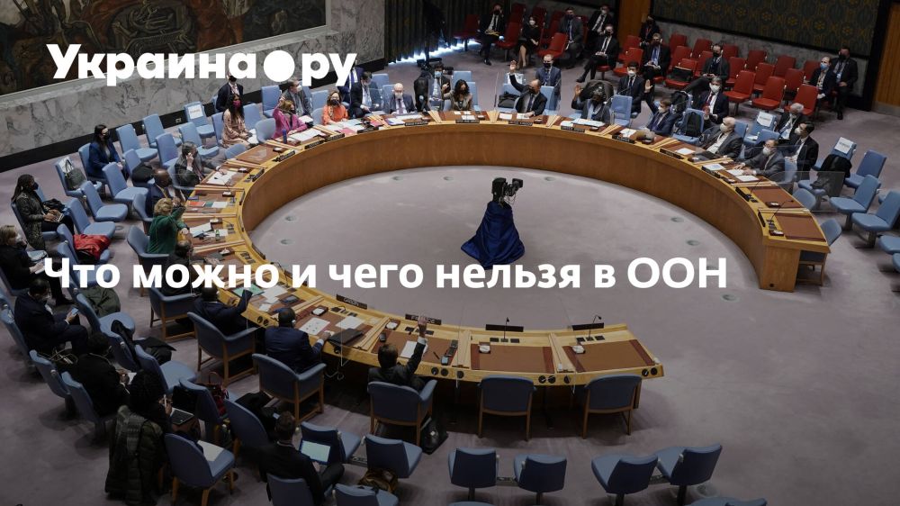 Что можно и чего нельзя в ООН