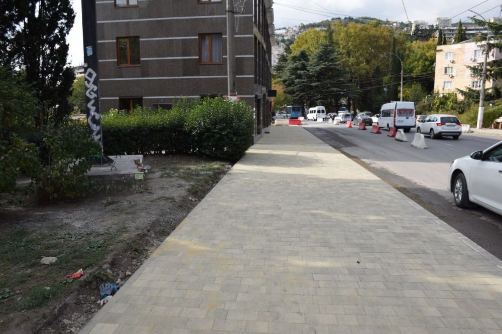 В центре Ялты продолжается большая реконструкция