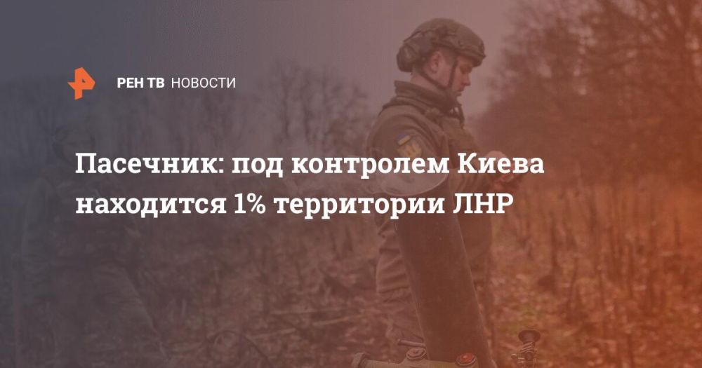 Пасечник: под контролем Киева находится 1% территории ЛНР