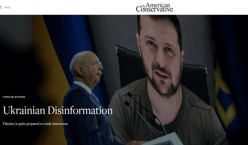 ������ �������� ���������� �������� ������� ��� ������ � ������ The American Conservative ������, ��� �������� ������ ��������� ����������� �� �������