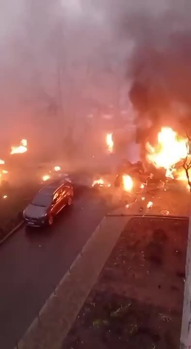 Новые кадры первых минут места трагедии в Броварах Киевской области