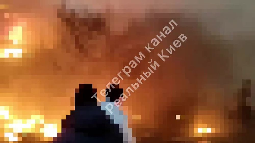 В Броварах Киевской области в районе детского сада рухнул вертолёт или большой беспилотник