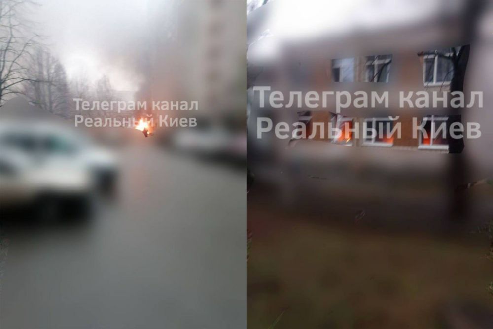 В Киевской области на детсад упал большой беспилотник или вертолет — внутри находятся воспитанники учреждения