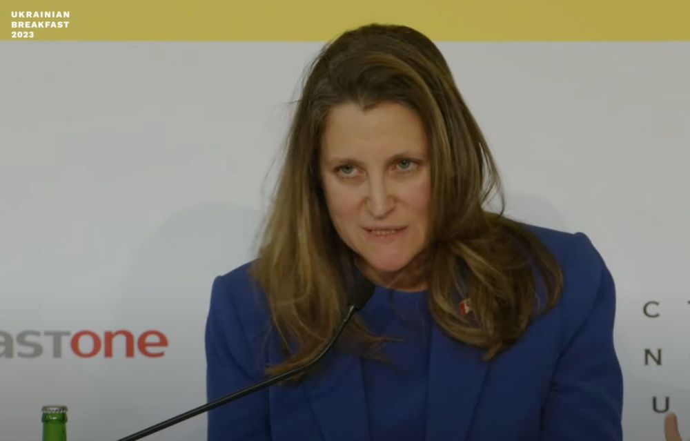 Владимир Корнилов: А эта красавица (вице-премьер Канады Христя Фриланд) решила процитировать Ивана Франко о том, что «каждый может стать Богданом» Хмельницким, когда придет нужное время