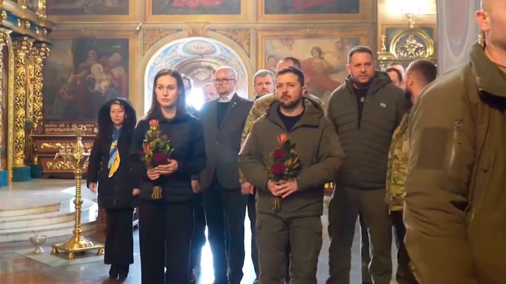 Премьер-министр Финляндии посетила похороны лидера «Правого сектора»* Коцюбайло