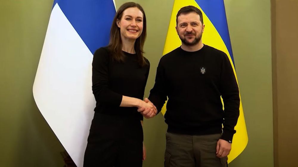 Украина: итоги 10 марта 2023 года || Зеленский провел переговоры с премьер-министром Финляндии Санной Марин