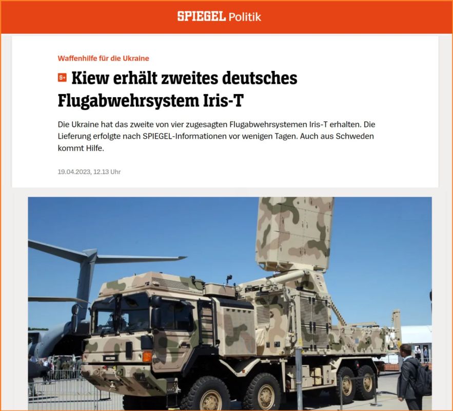 ���� �������: Spiegel: ������ �� ��������� ����� ������ ��� IRIS-T ���������� �� �������