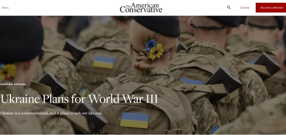 Украина ведет себя как загнанный в угол зверь – Тhe American Conservative