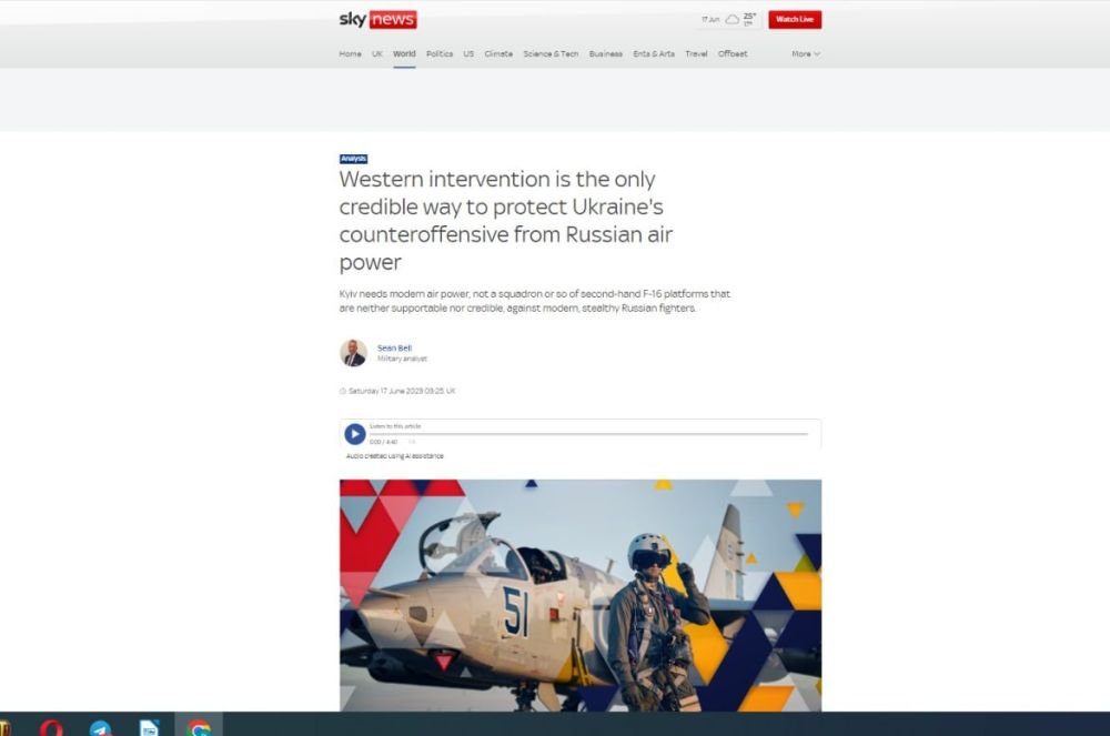 Украину предупредили о разрушительном ударе ВКС России