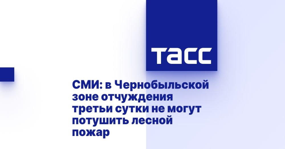 СМИ: в Чернобыльской зоне отчуждения третьи сутки не могут потушить лесной пожар