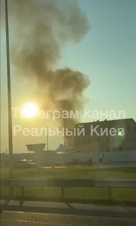 Сильнейший пожар в Киевской области