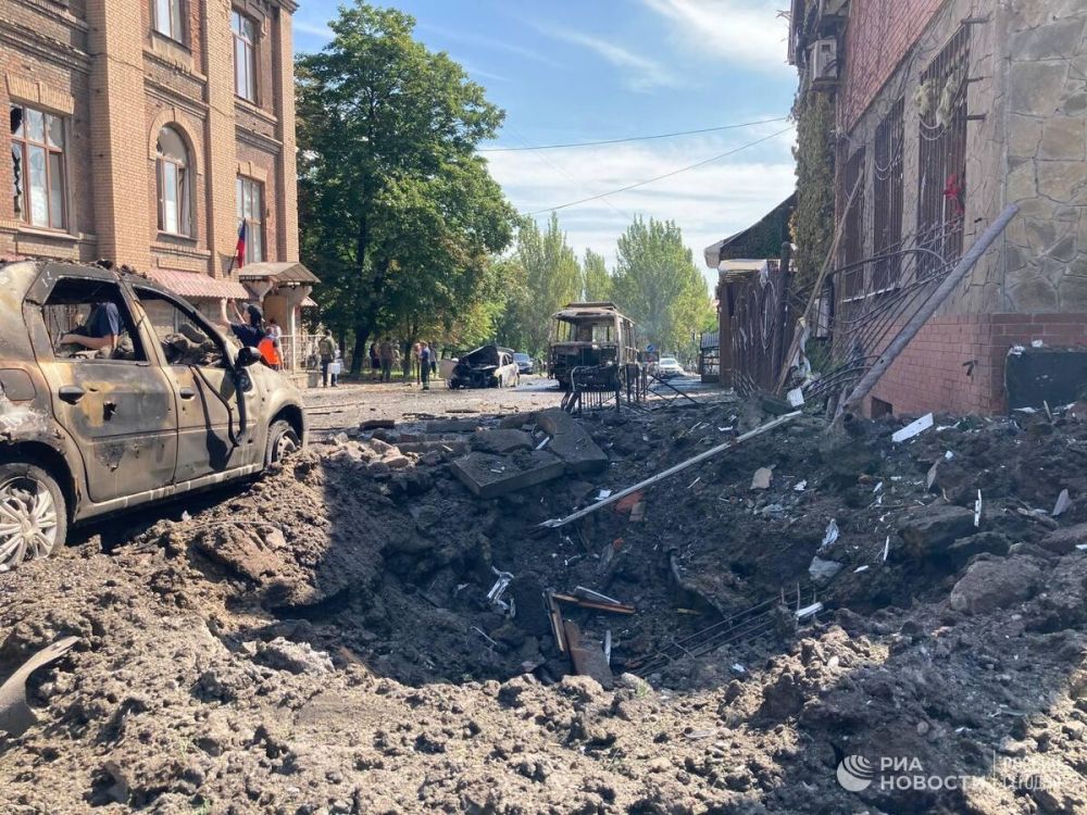 Пушилин сообщил об одном погибшем при обстреле Донецка