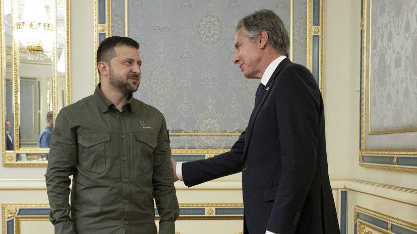 «СТРАНА.ua»: Блинкен пытался склонить Зеленского к перемирию с Россией