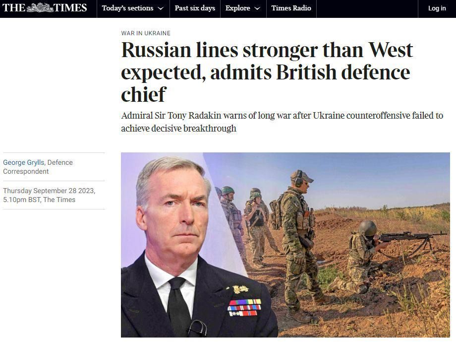 ������� ��������: ���������� ������� ��������� ������, ��� ����������� ����� � The Times