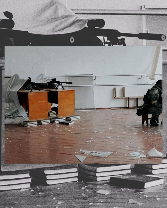 Украинские снайперы в районе Каховской ГЭС осенью 2022 года