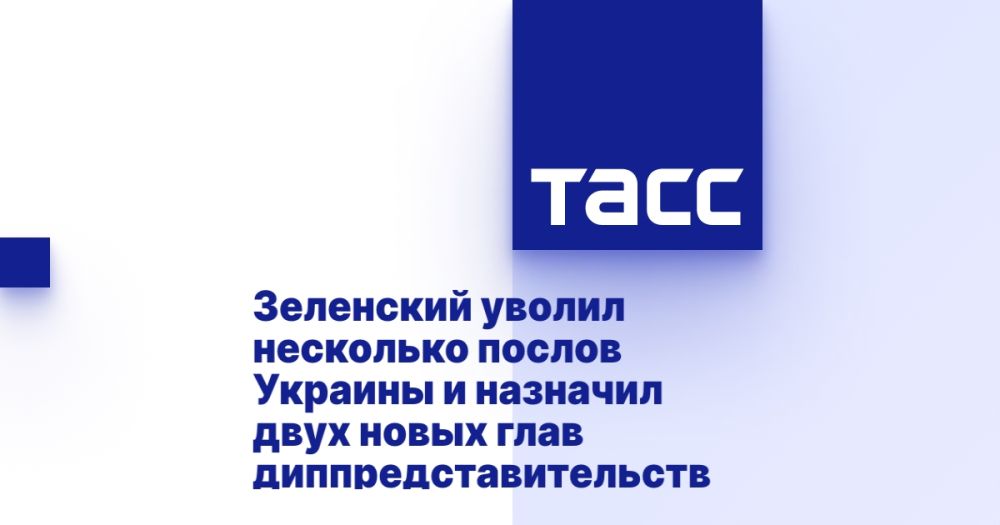 Зеленский уволил несколько послов Украины и назначил двух новых глав диппредставительств