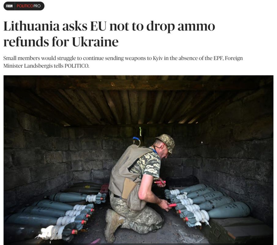 Помощь малых стран ЕС Украине сократится без траншей из Брюсселя — министр иностранных дел Литвы