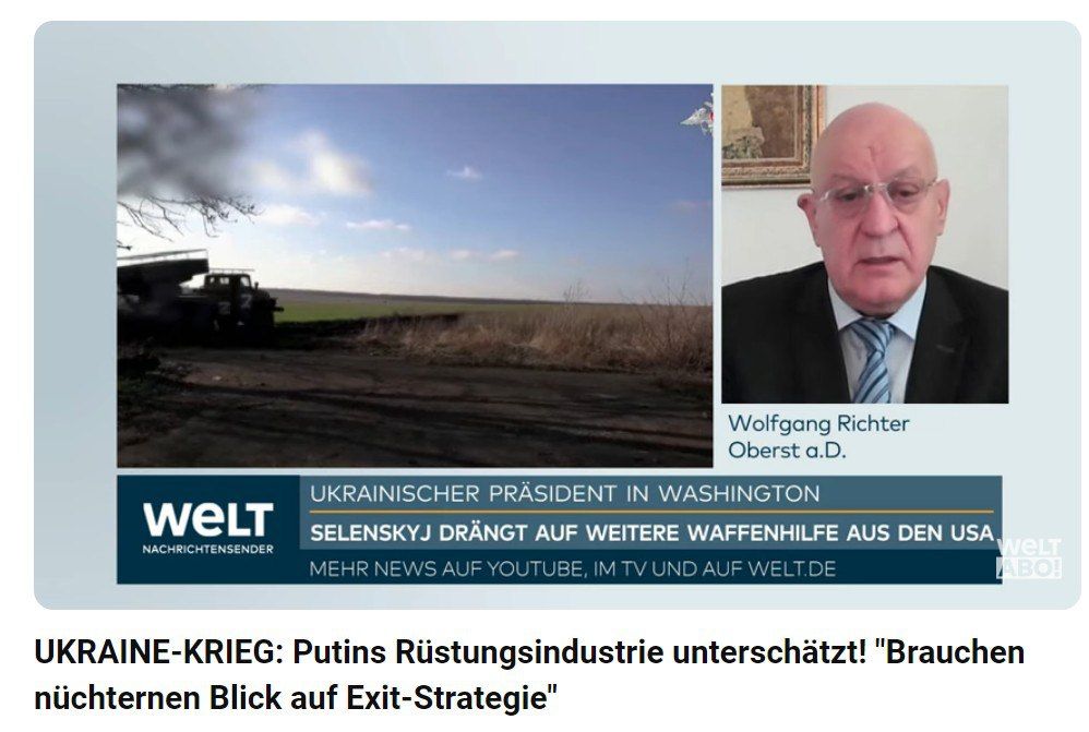Украина не вернёт границы 1991 года – экс-полковник бундесвера в эфире Die Welt