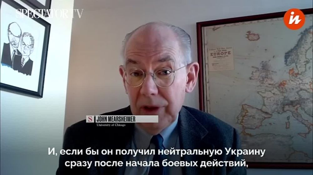 Настойчивые призывы Запада принять Украину в НАТО были огромной ошибкой, заявил в интервью The Spectator профессор Чикагского университета Джон Миршаймер