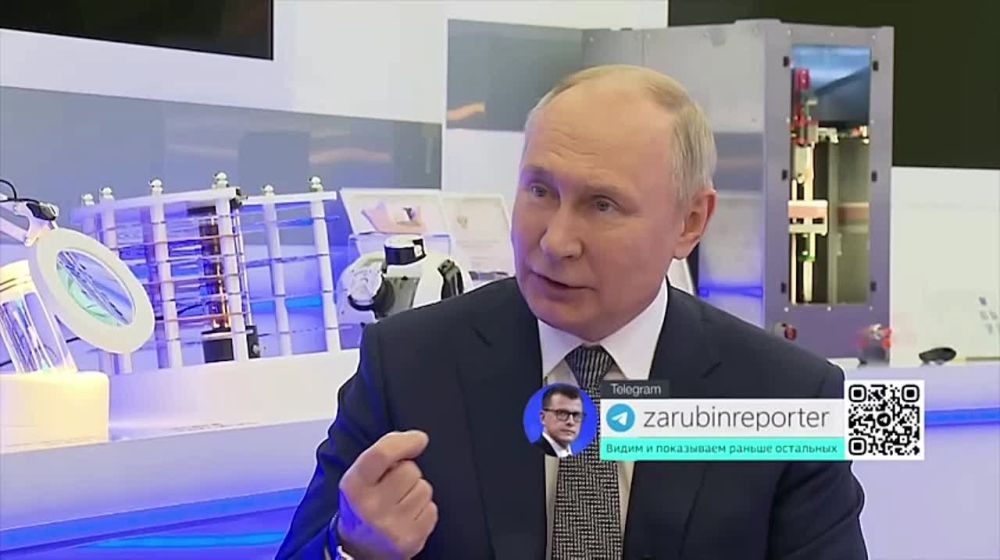 Интересное интервью Путина об интервью Путина