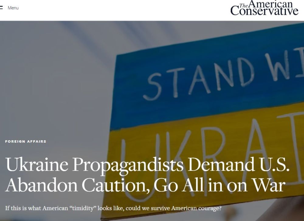 ������� ��� ����� ����� �� ������������ ��������� � American Conservative