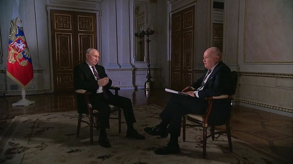 Владимир Путин ответил на вопросы Дмитрия Киселёва