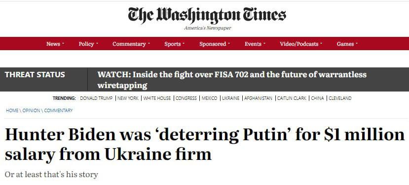 ������� ��������: ������ �� ����� ��� �� ������ � ������, �������� ������ ������ - The Washington Times