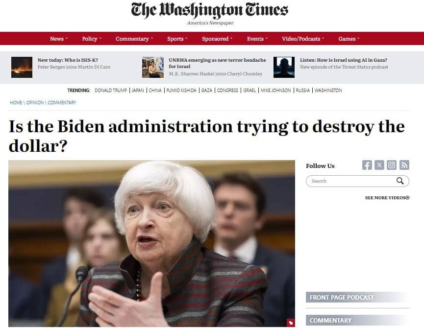 ������� ��������: ���������� ����� ��� ������������ ������ � ������ �� ������� - The Washington Times