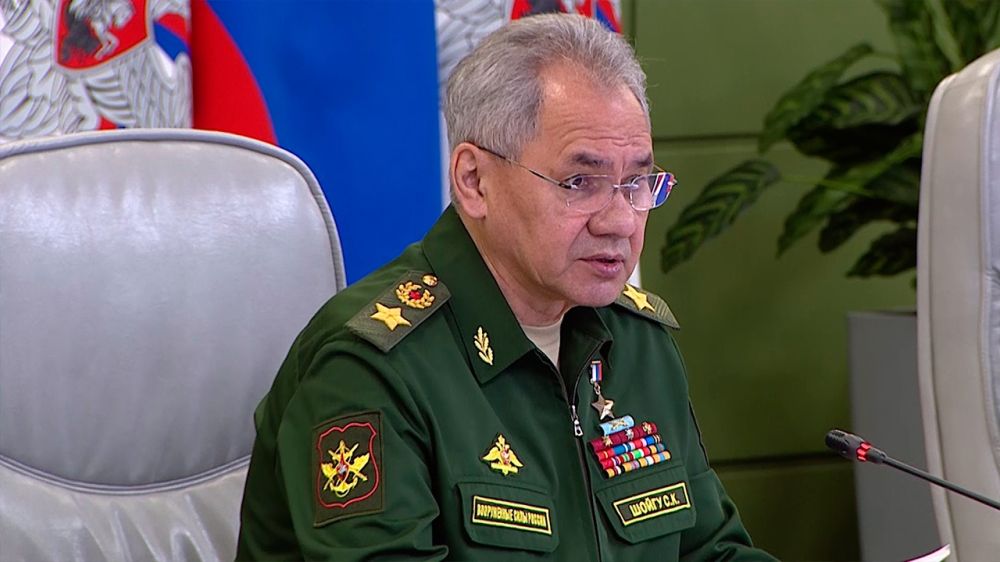 Шойгу заявил, что враг бросает позиции и отступает под натиском ВС РФ