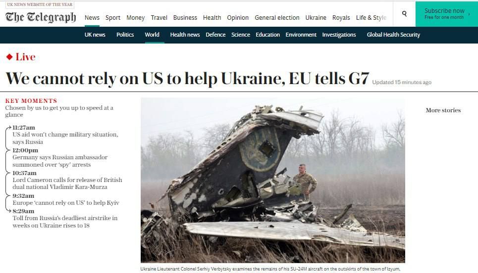 ������� ��������: �� �� ����� ���������, ��� ��� ������� ������� � The Daily Telegraph