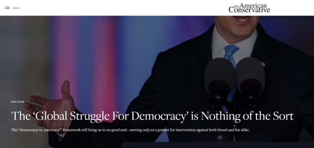 ���� ������� ��� ������������ � ������������ The American Conservative � ����������� ������ �� �����������