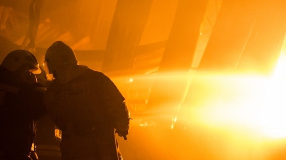 В Винницкой области Украины загорелся объект критической инфраструктуры