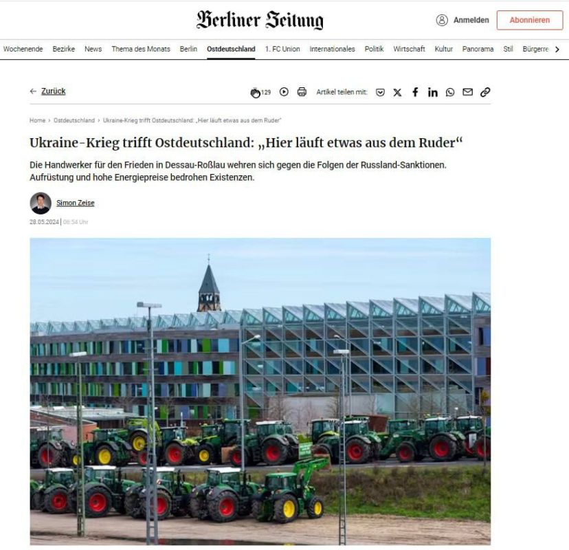 ������� ��������: ������� ��������� ��������� �������� � Berliner Zeitung