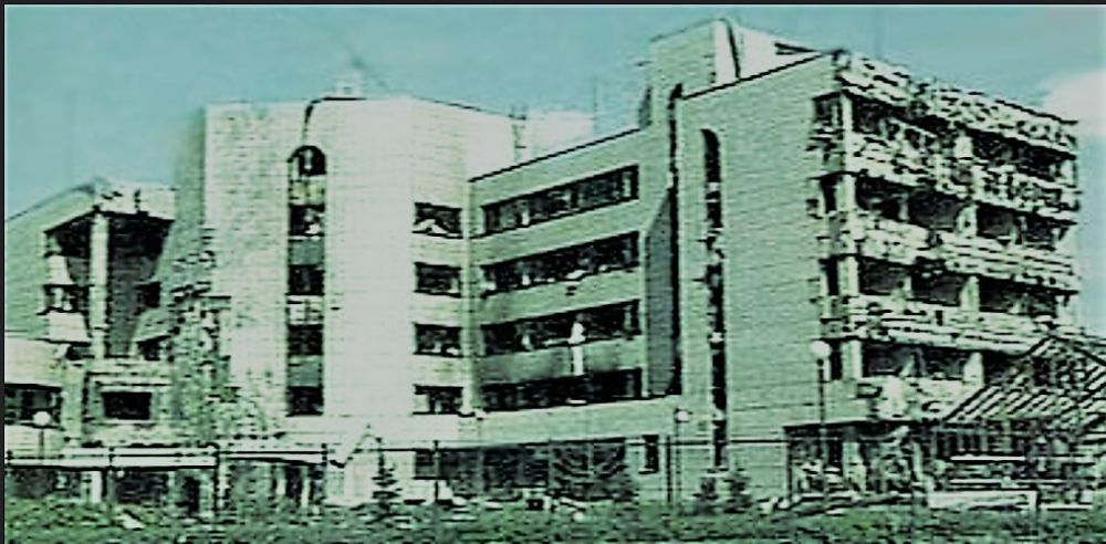 Удар по детской больнице в Киеве