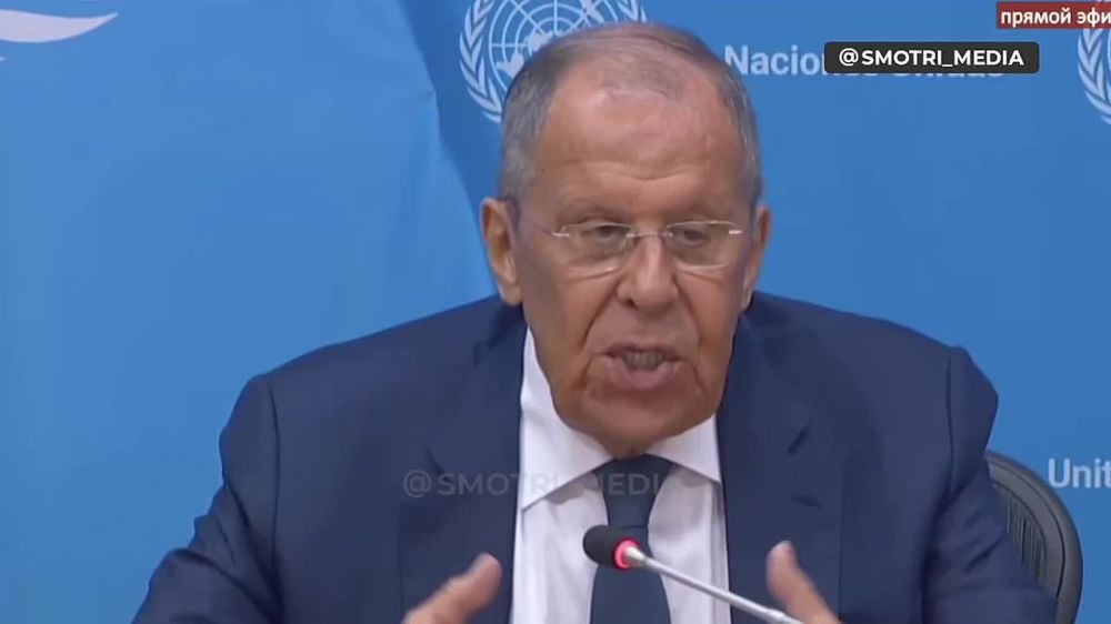 Заявления главы МИД России Сергея Лаврова на пресс-конференции по итогам участия в заседаниях Совета Безопасности ООН: