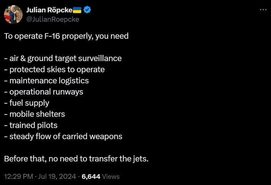 �������� ������������ ����� и��� � ����� �� �������� ������������� ������ ���������� �� ������ ���������� ��������� F-16 ������ ��������� � ���������� ���� ����� �������� ����, ��� �� ����� ��� ��������� ���� ��������: