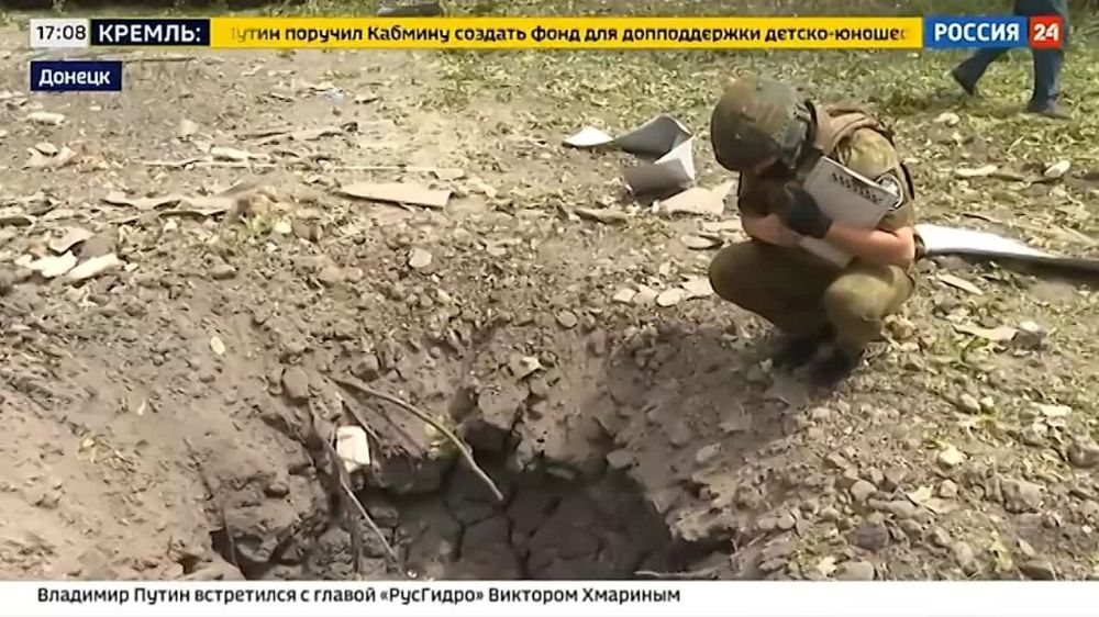 Вадим Топалов: Последствия удара ВСУ по Киевскому и Калининскому районам Донецка