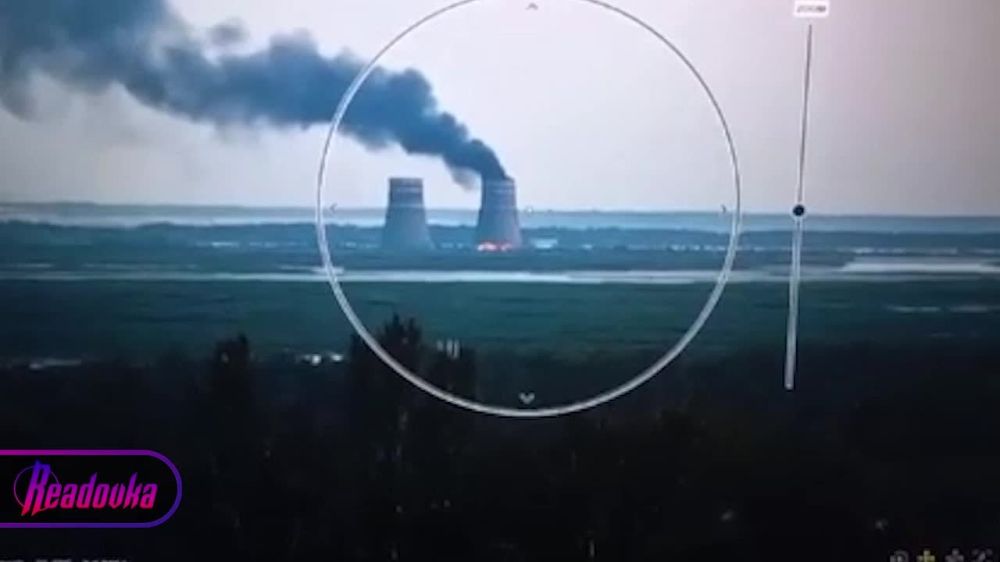 ВСУ обстреляли ЗАЭС, повреждена градирня станции, но этот удар, внезапно, куда опаснее для Киева, чем для Москвы