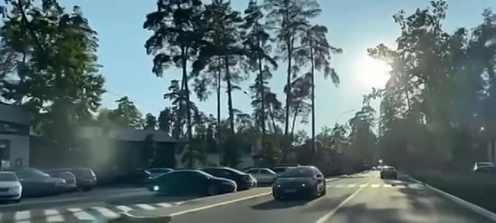 Независимые рогули в Буче. День прапора. Везде американские флаги. Просто подстилки - начальство в Буче уже намылило задницу, ждут хозяев