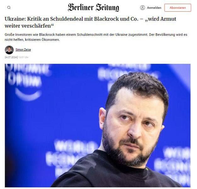 ������� ��������: ����� ���������� ������� �����������, �� ������ ��� ��������� ������� ������� - Berliner Zeitung