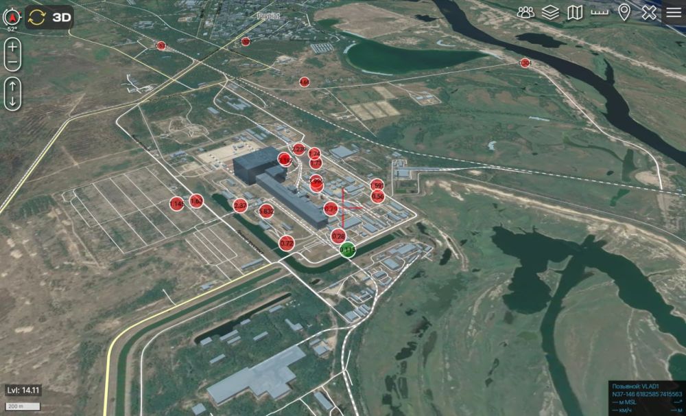 Небольшой тизер по радиационной обстановке на Чернобыльской АЭС из приложения КПО-А