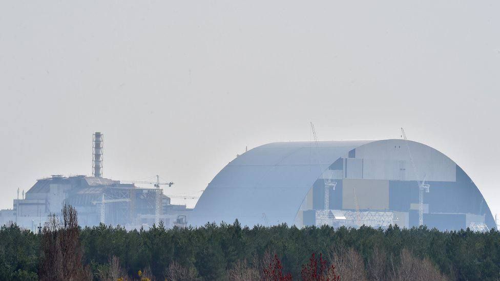 На территории Чернобыльской зоны отчуждения горит лес