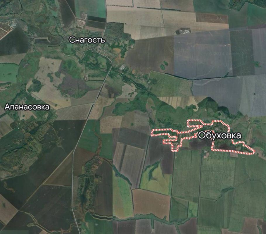 Российские войска высадили десант в Обуховку Курской области