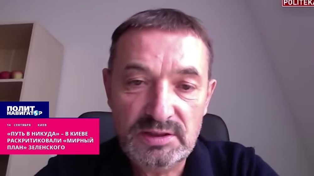 «Путь в никуда» – киевский русофоб о «мирном плане» Зеленского