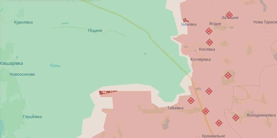 Вражеский паблик DeepState : ВС РФ продвинулись в районе Зализного на Торецком направлении и возле Украинска на Кураховском