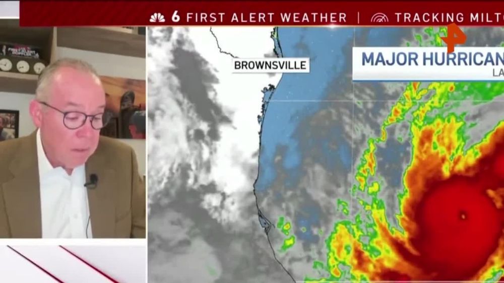 "Это ужасно": американский синоптик Моралес расплакался в эфире NBC6, говоря о надвигающемся на Флориду урагане "Милтон"