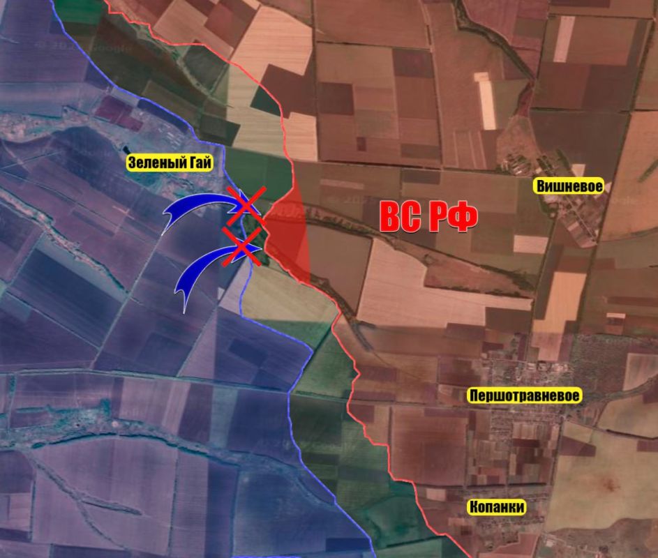 На Богуславском направлении подразделения ВС РФ продвинулись на окраинах н.п