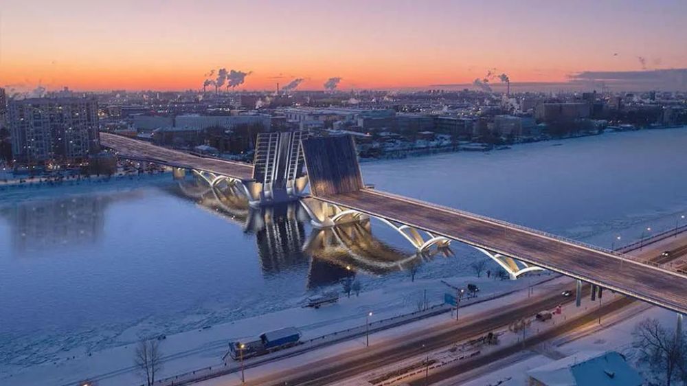 1Движение по Большому Смоленскому мосту в Санкт-Петербурге планируется открыть в 2027 году